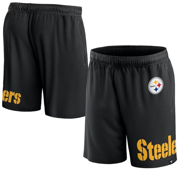 Men's Pittsburgh Steelers Black Shorts